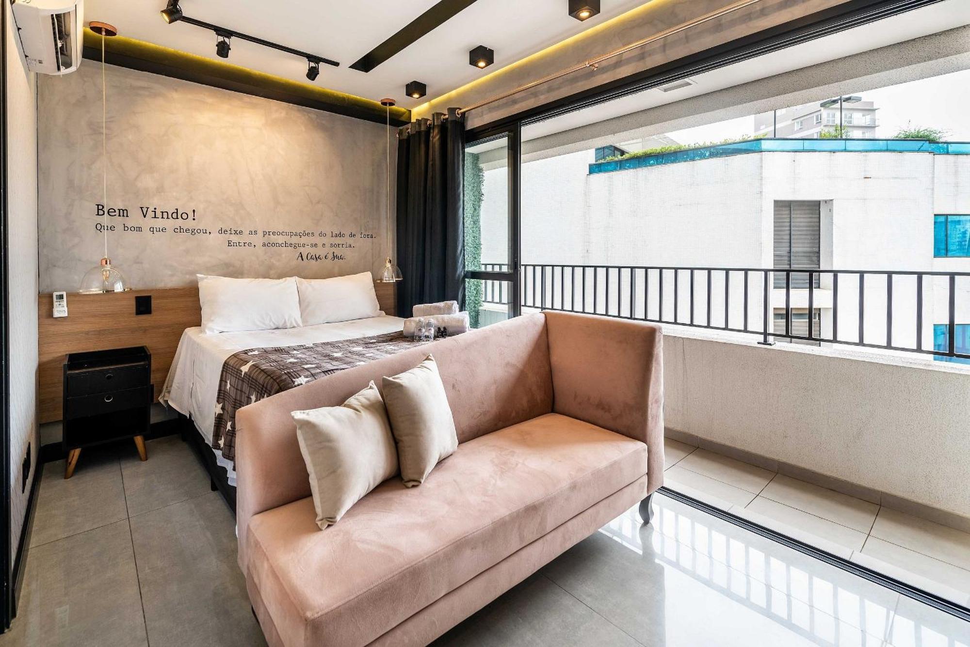 Ms906 Studio Aconchegante Na Bela Vista Com Vaga São Paulo Extérieur photo