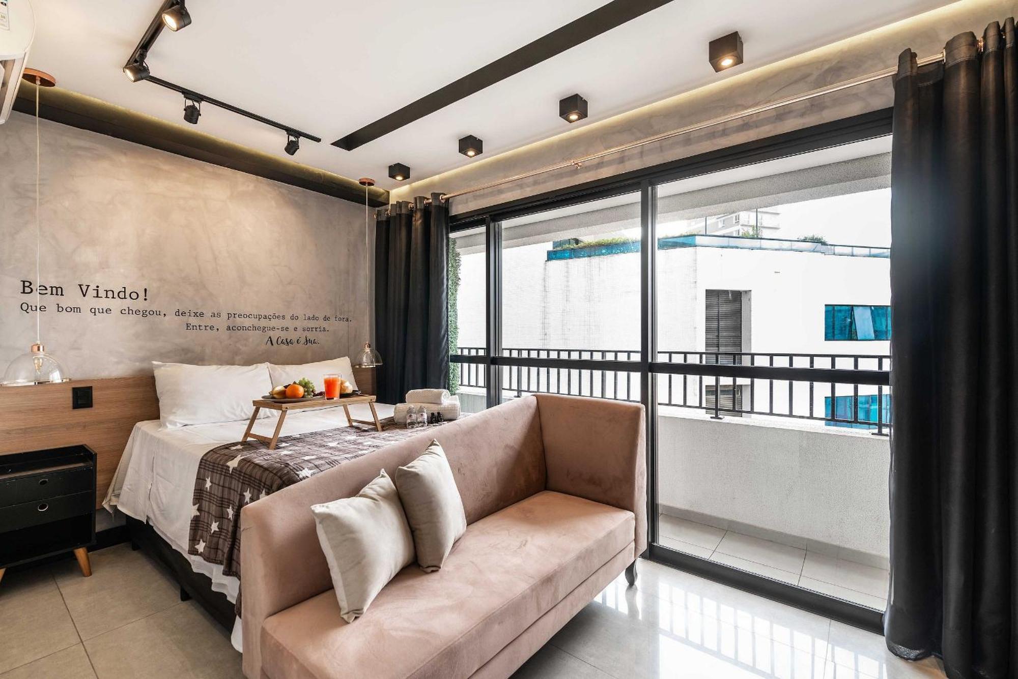 Ms906 Studio Aconchegante Na Bela Vista Com Vaga São Paulo Extérieur photo